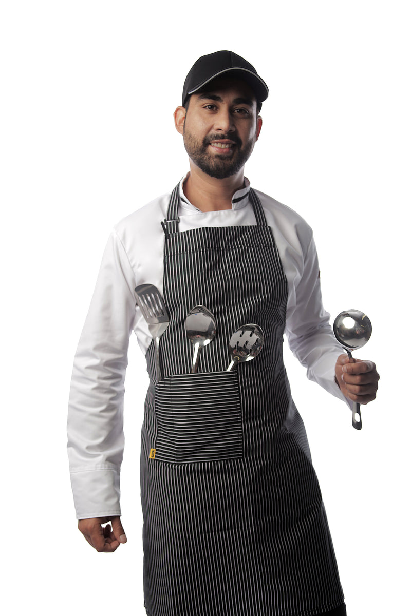 Classic Bib Apron - Stripes