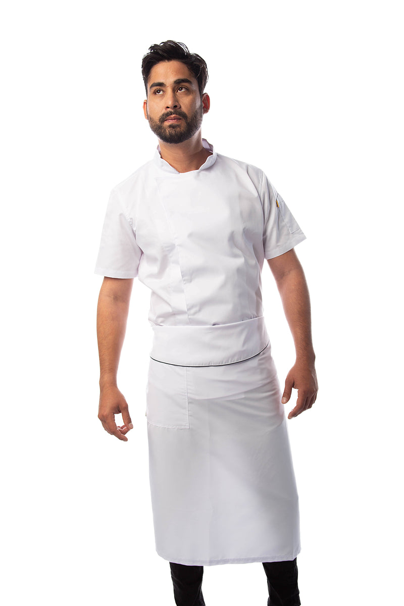 Classic Waist Apron - White