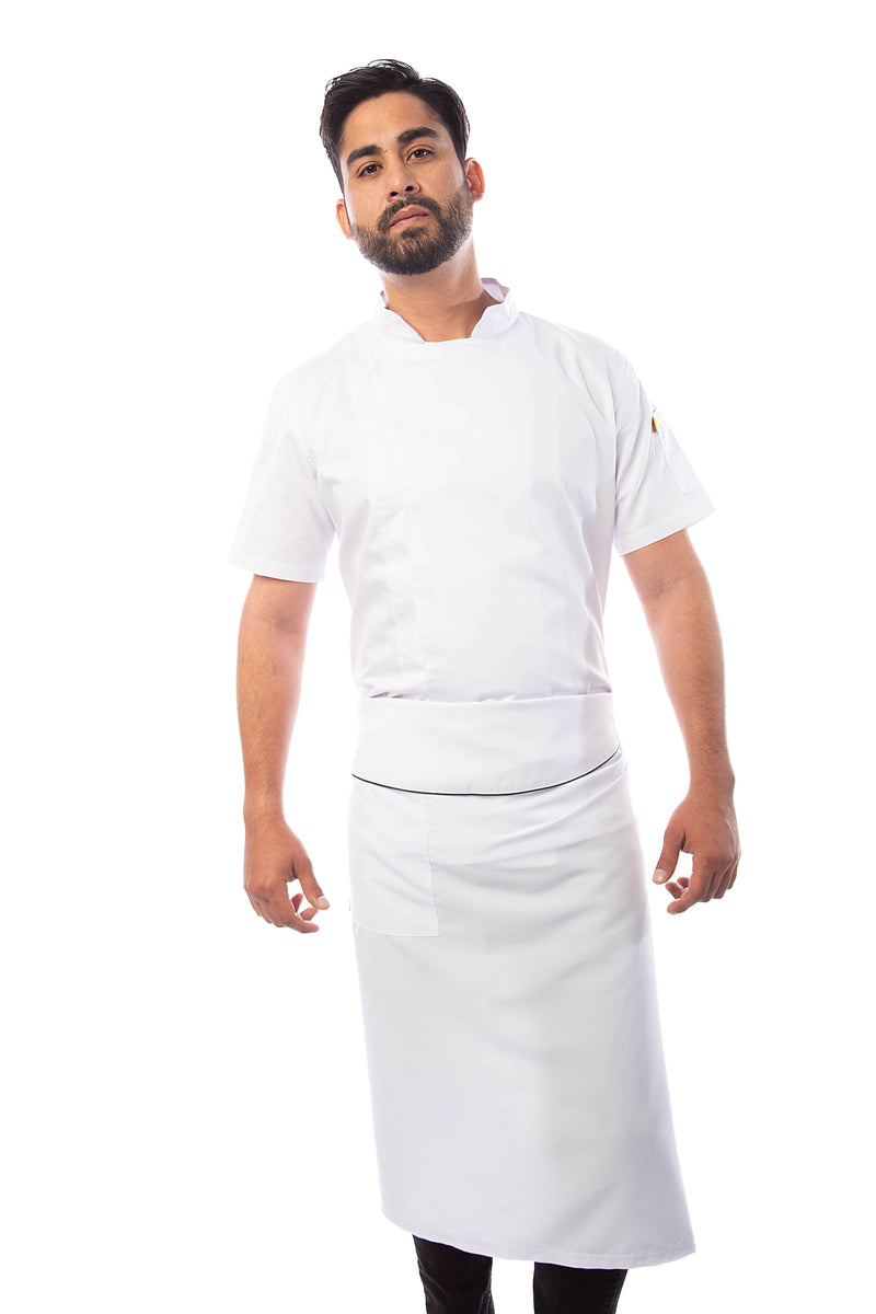 Classic Waist Apron - White