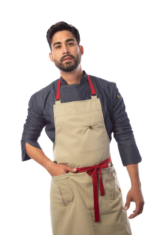 Ibiza Bib Apron - Sand