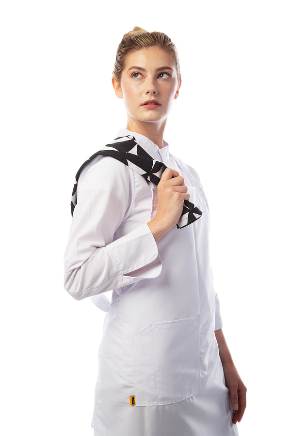 Classic Bib Apron - White