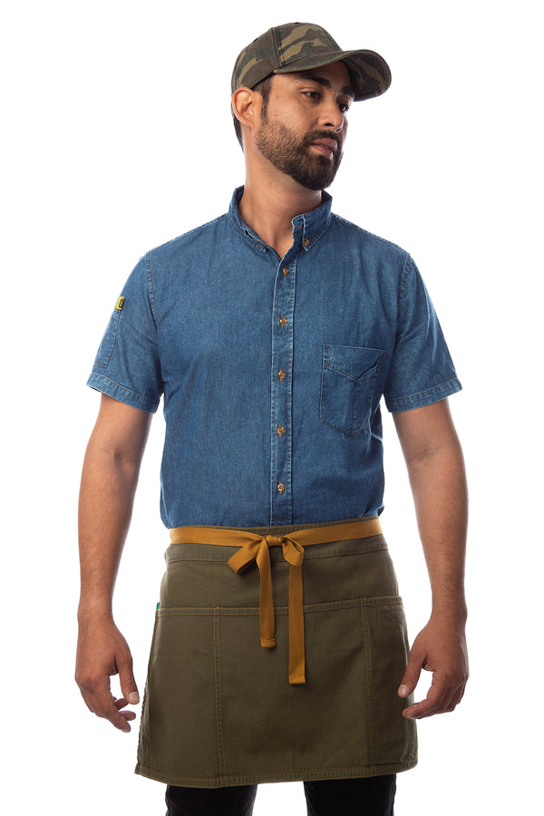 Chelsea Waist Apron - Green