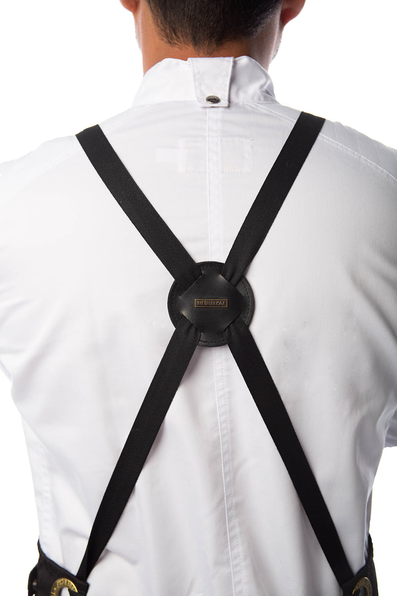 Rocco Bib Apron - Black