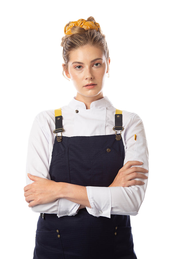 Canvas Bib Apron - Navy