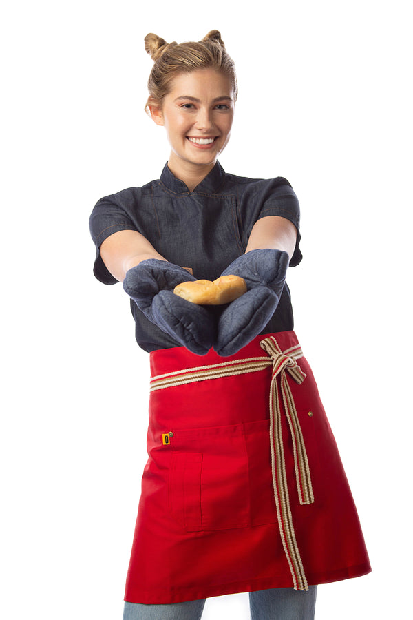 Anderson Waist Apron - Red