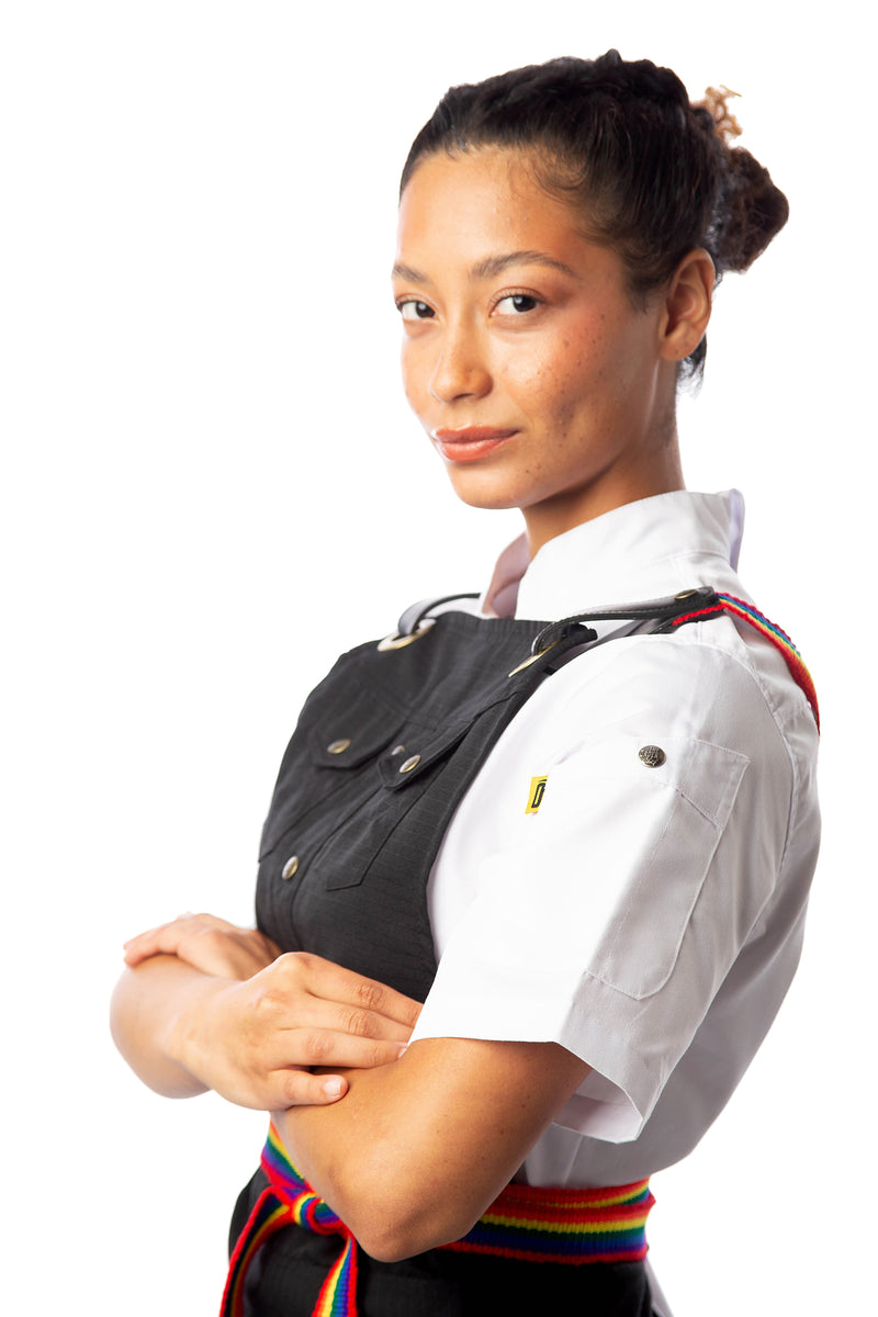 Trucker Bib Apron - Black