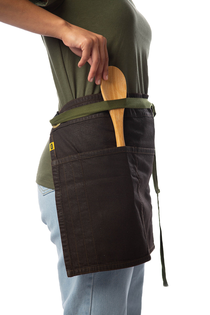 Chelsea Waist Apron - Brown