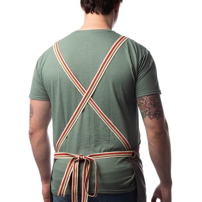 Handwoven Straps for Eyelet Bib Apron