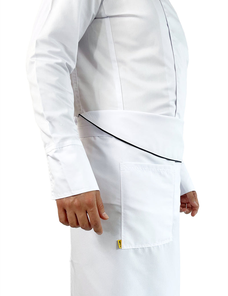 Classic Waist Apron - White