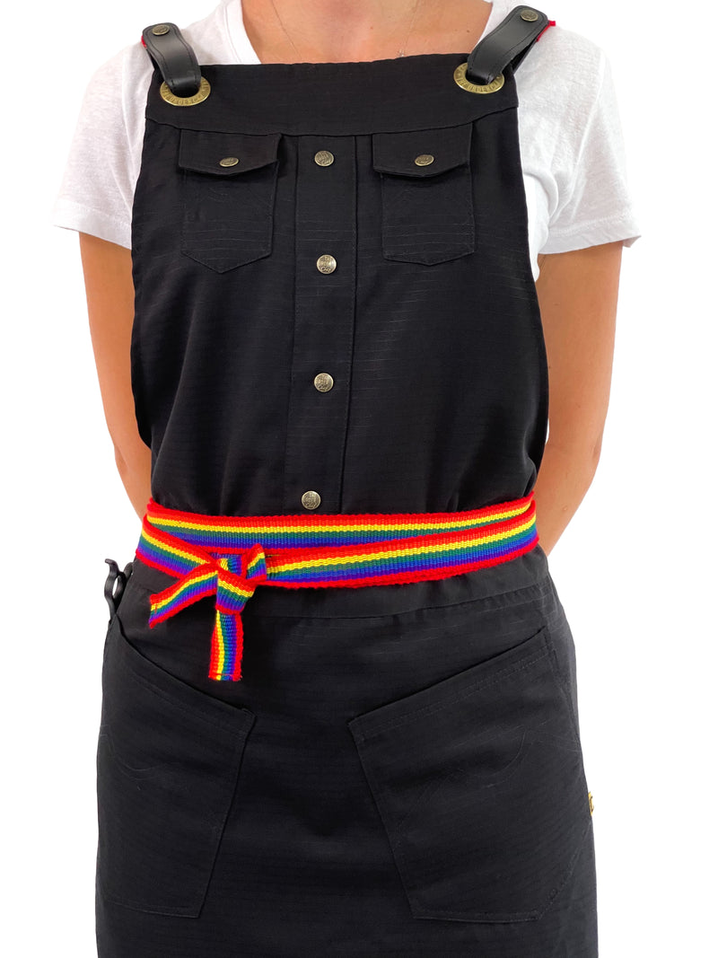 Trucker Bib Apron - Black