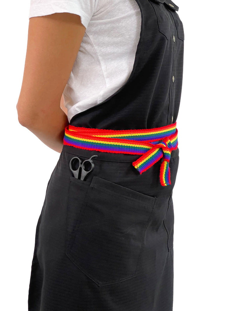 Trucker Bib Apron - Black