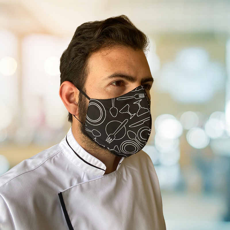 Cutlery Face Mask