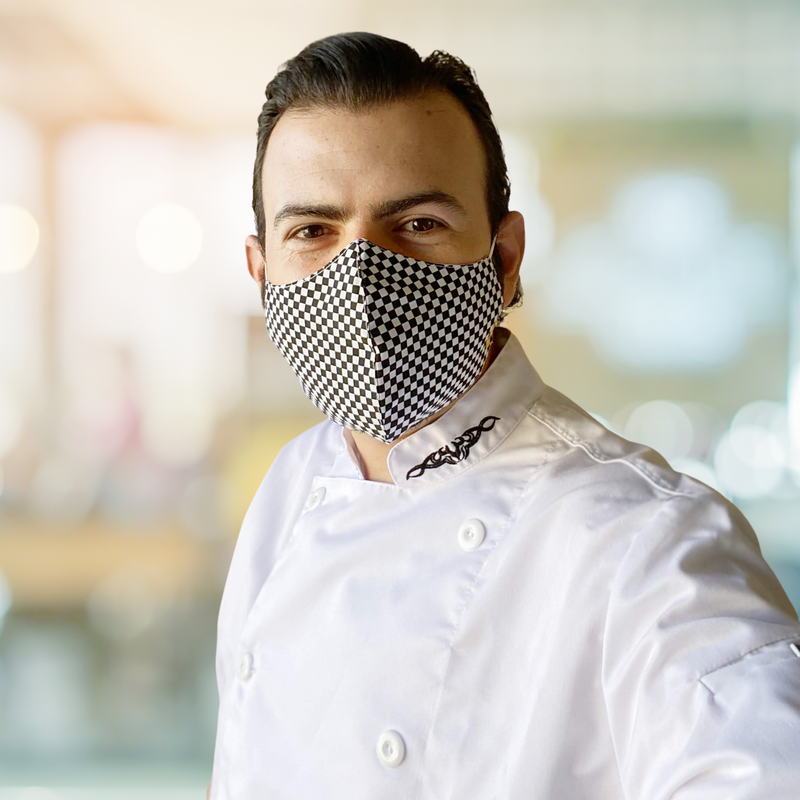 Checkerboard Face Mask