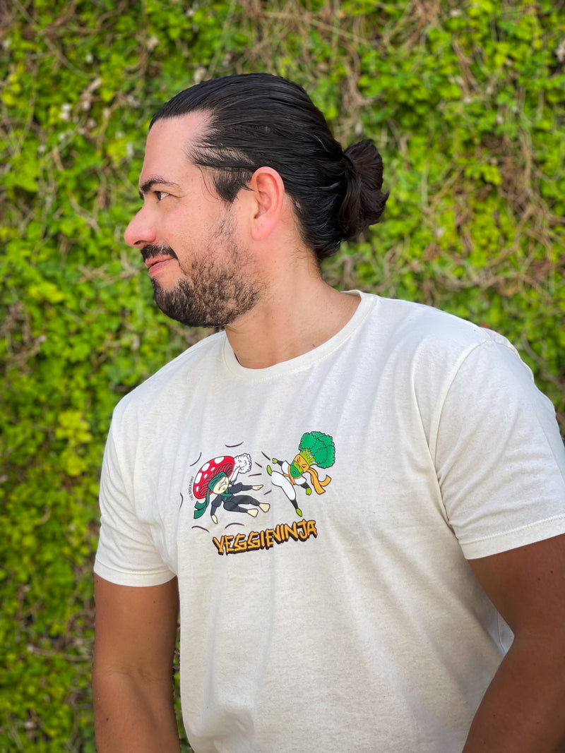 Ninja, Unisex Natural T-Shirt