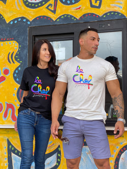 Le Chef, Unisex Black T-Shirt